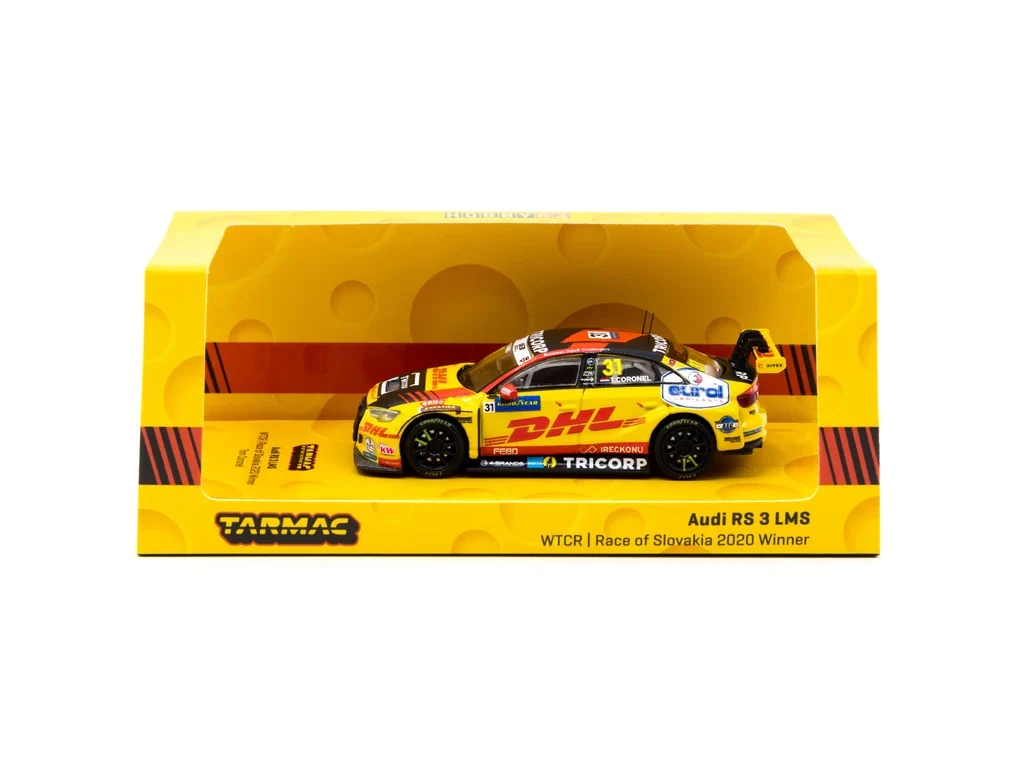 Tarmac Works 1:64 Audi RS 3 LMS WTCR Race of Slovakia 2020 #31 Winner - Image 3