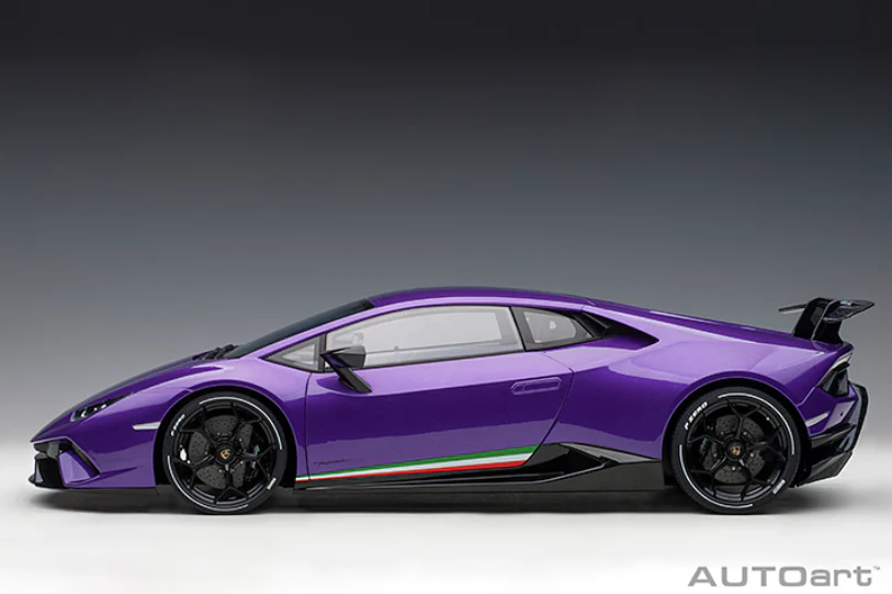 AUTOart 1:12 Lamborghini Huracan Performante in Viola Pasifae / Pearl Purple - Image 3
