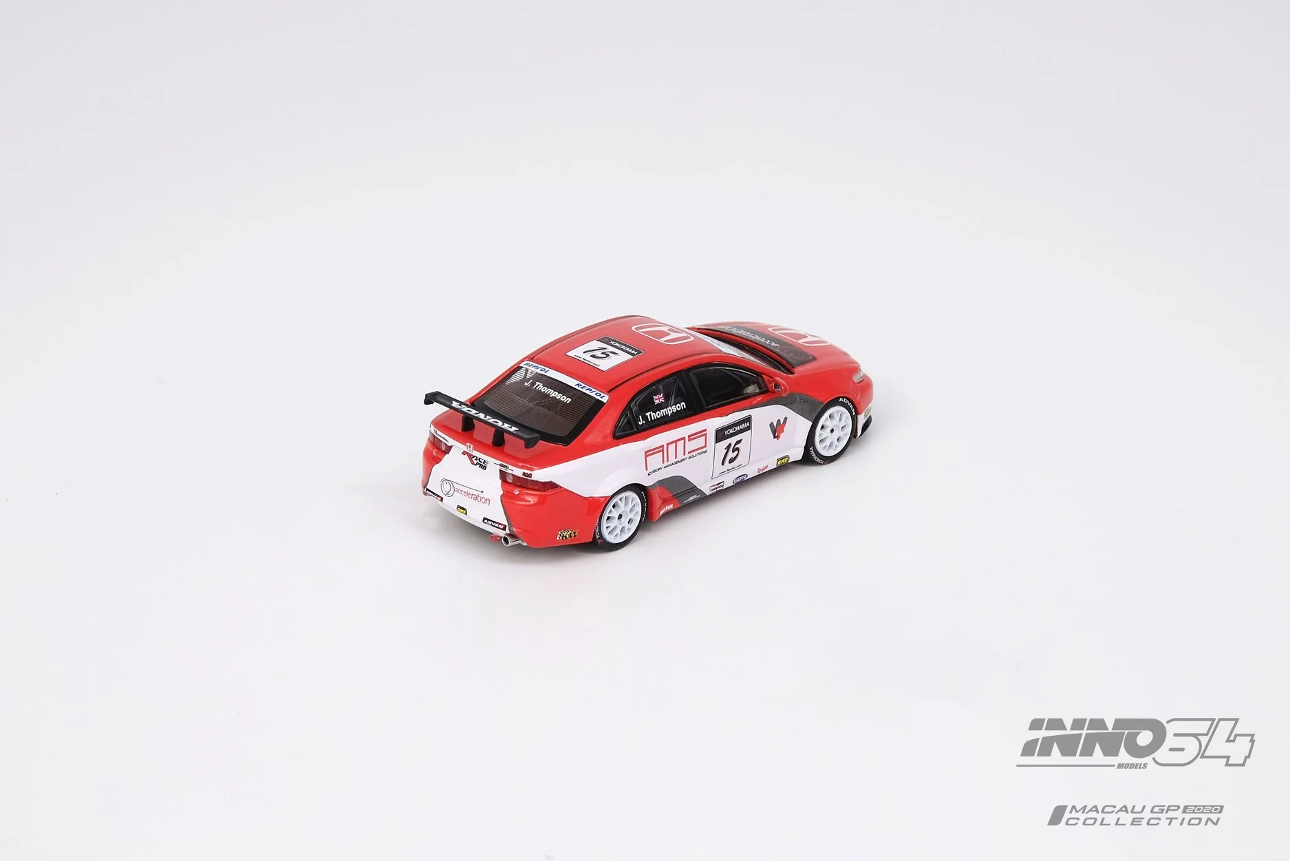 INNO Models 1:64 Honda Accord Euro-R #15 "N-Technology" MGP 2008 - Image 2