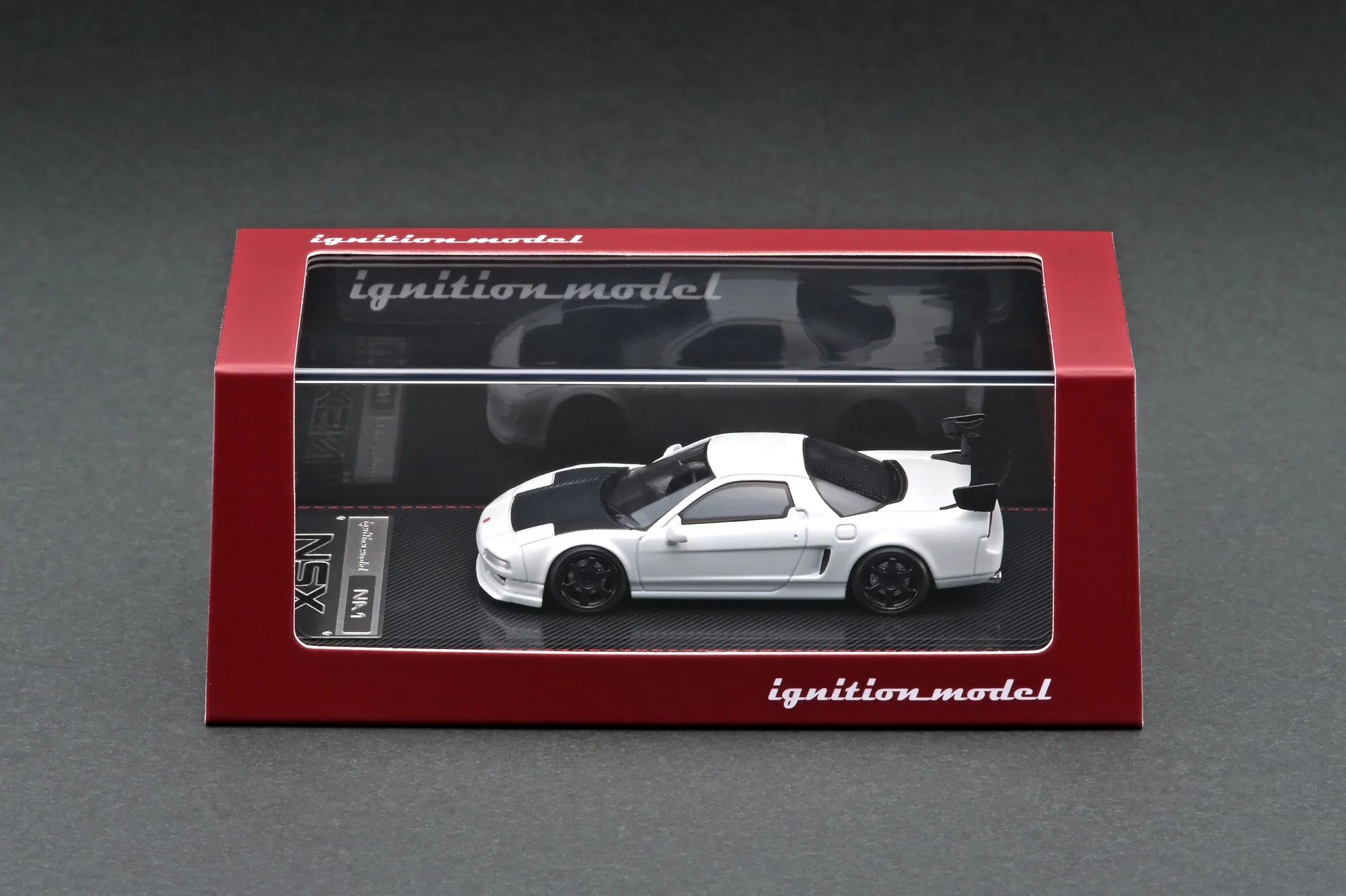 Ignition Model 1:64 Honda NSX NA1 Matte Pearl White - Image 3