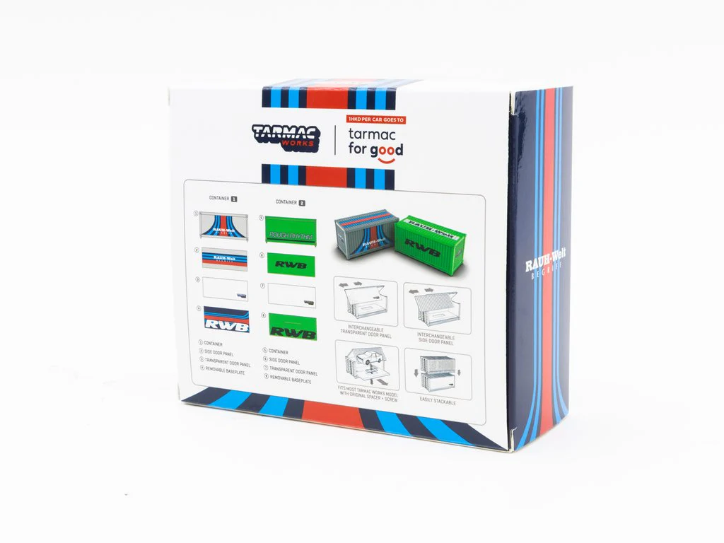 Tarmac Works 1:64 Containers Set - RWB Rough Rhythm - Image 4