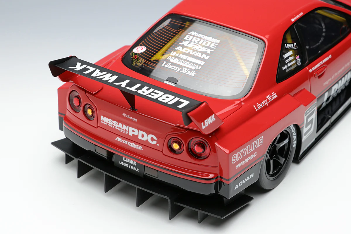 EIDOLON 1:18 Nissan Skyline (ER34) LBWK Super Silhouette Tokyo Auto Salon 2020 - Image 4
