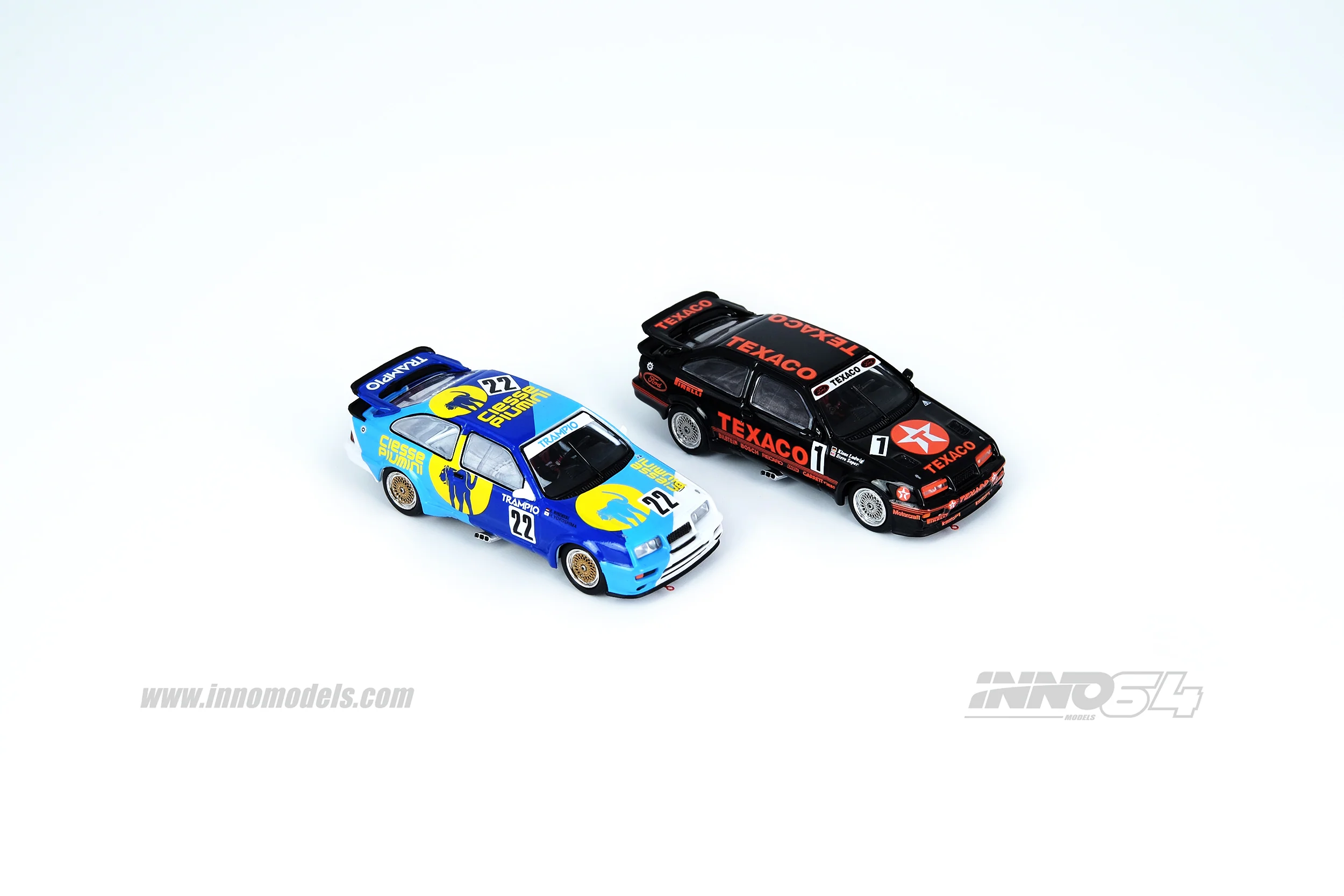 INNO Models 1:64 Ford Sierra RS500 Cosworth #22 "PIUMNI TRAMPIO" JTC 1988 WINNER K. Niedzwiedz / H. Yokoshima - Image 3
