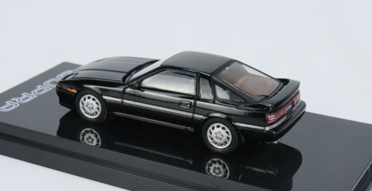Hobby Japan 1:64 Toyota Supra (A70) 3.0GT Turbo A Duct Black Mica - Image 2