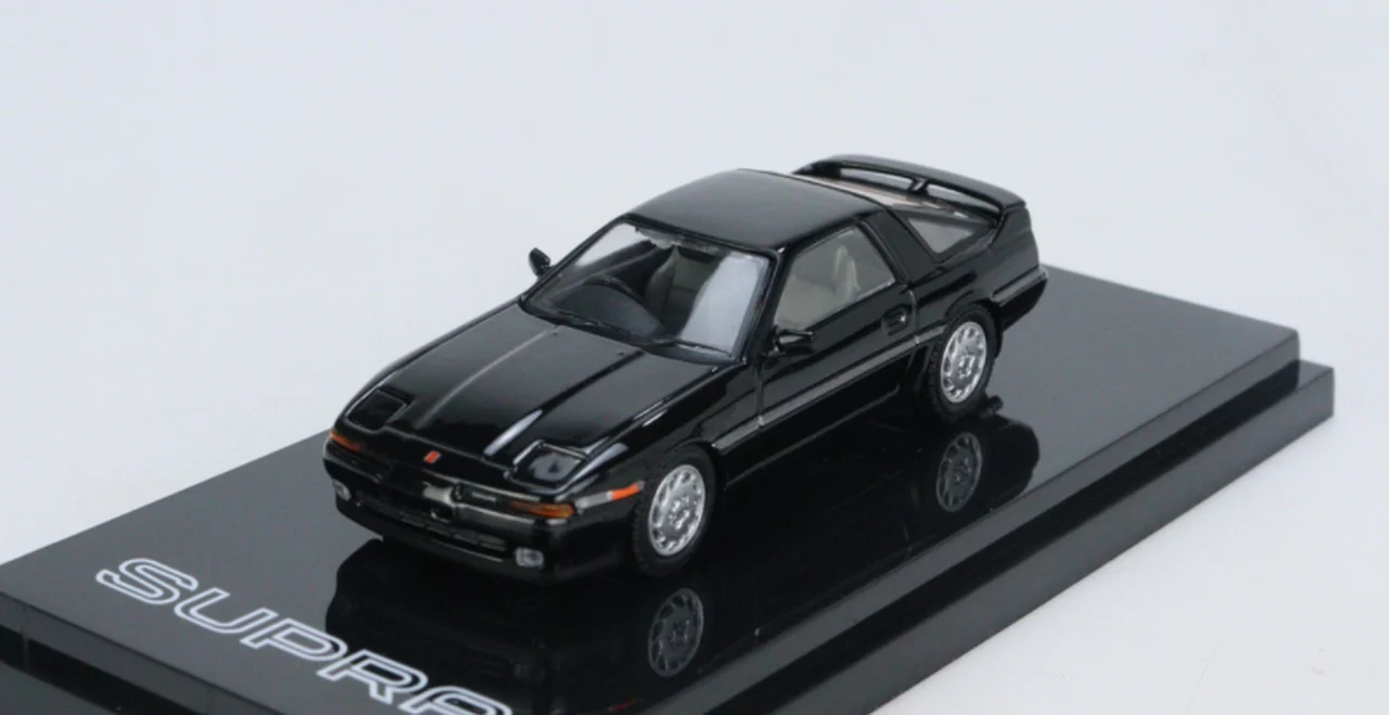 Hobby Japan 1:64 Toyota Supra (A70) 3.0GT Turbo A Duct Black Mica - Image 3