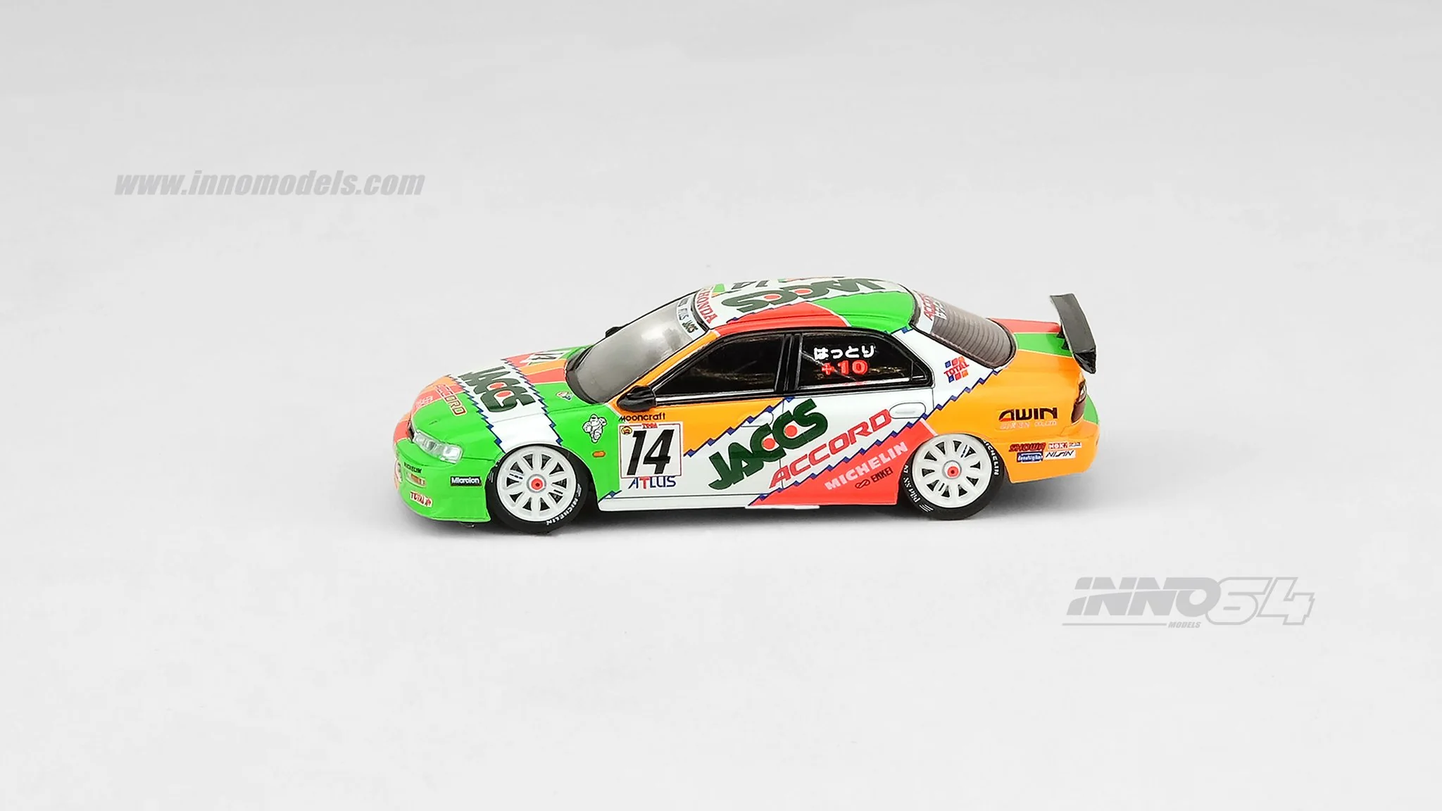 INNO Models 1:64 Honda Accord #14 JACCS JTCC 1996 - Image 2