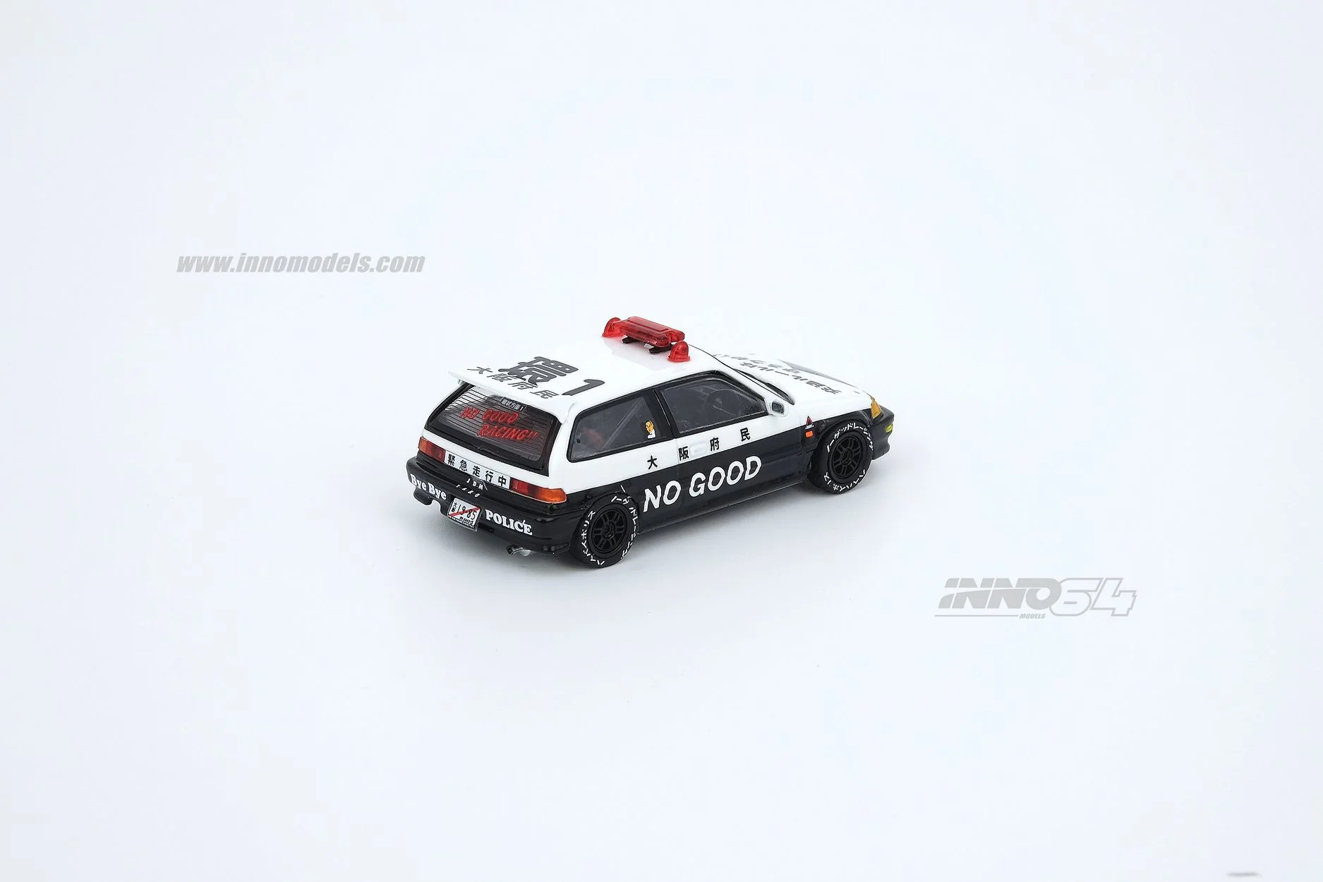 INNO Models 1:64 Honda Civic EF9 No Good Racing Osaka Auto Messe 2020 - Image 2