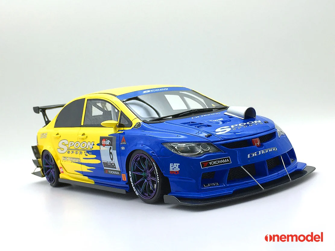 One Model 1:18 Honda Civic Type-R FD2 Spoon Sports - Image 4