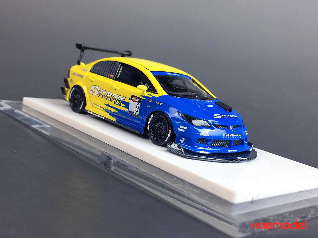 One Model 1:64 Honda Civic Type-R FD2 Spoon Sports - Image 6