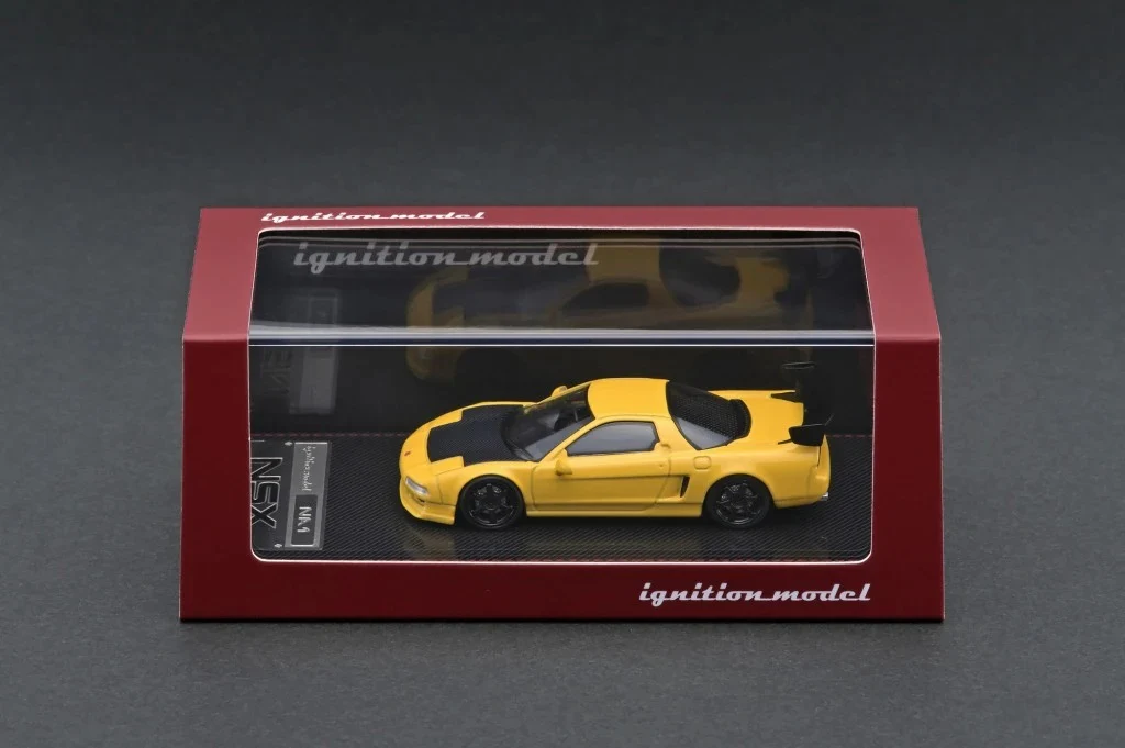 Ignition Model 1:64 Honda NSX NA1 Titanium Matte Yellow - Image 3