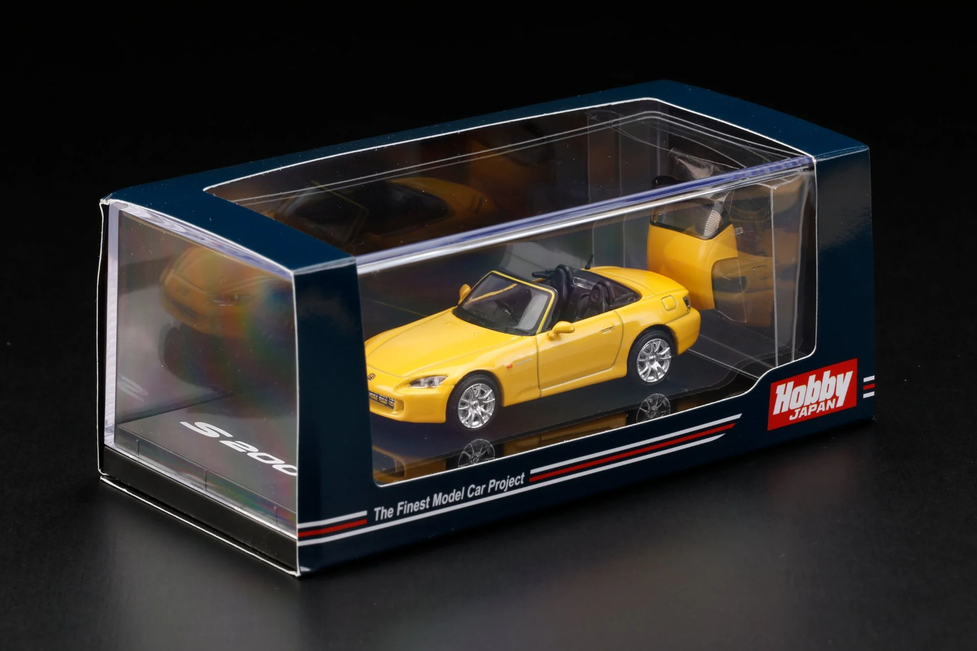 Hobby Japan 1:64 Honda S2000 (AP1) Type 200 Indy Yellow Pearl - Image 3