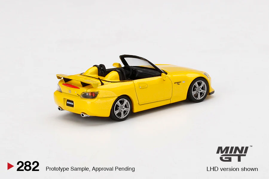 MINIGT 1:64 Honda S2000 CR in Rio Yellow Pearl - Image 2