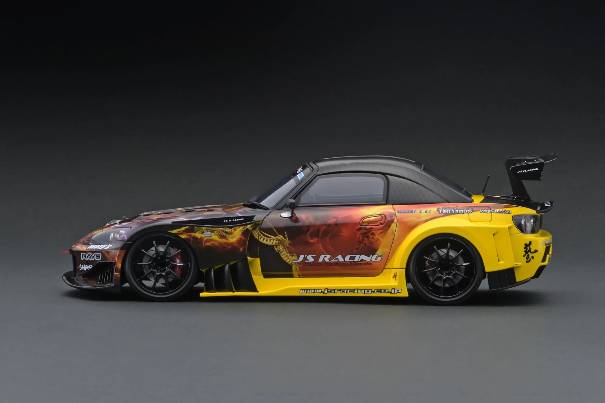 Ignition Model 1:18 Honda S2000 J's Racing 魔王 Variant (Mark of the Beast) - Image 2