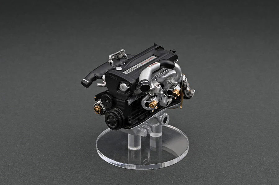 Ignition Model 1:18 Nissan Stagea 260RS (WGNC34) in White with RB26 Engine Display - Image 5
