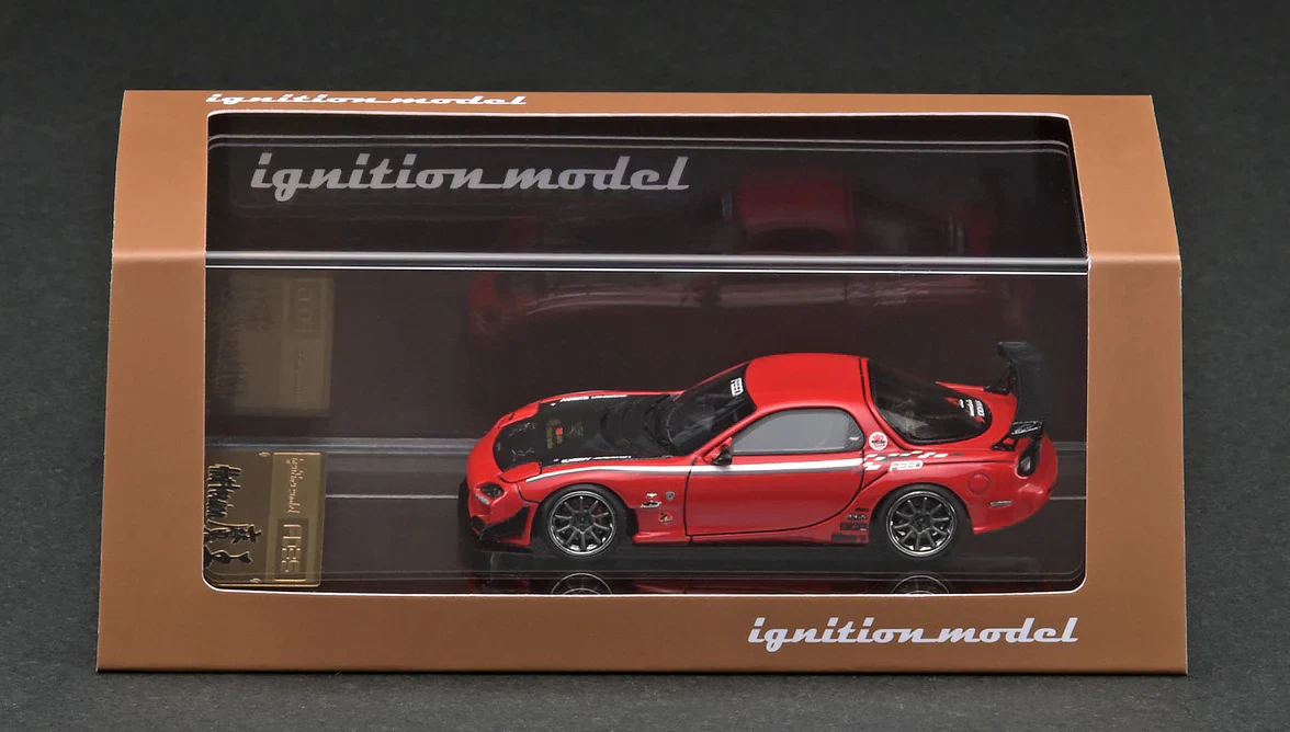 Ignition Model 1:64 Mazda RX-7 (FD3S) FEED in Red - Image 3