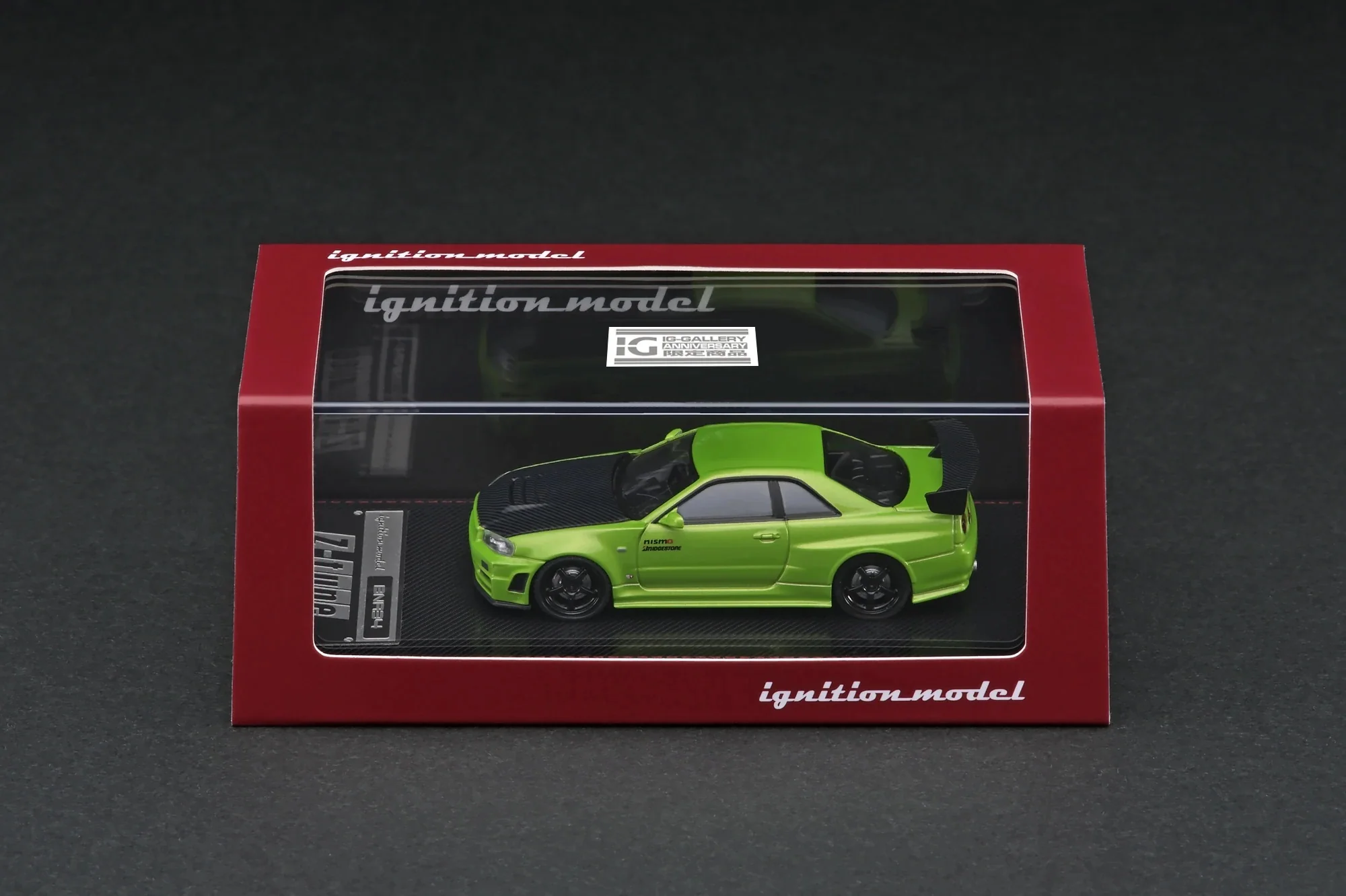Ignition Model 1:64 Nissan R34 GT-R NISMO Z-Tune in Green Metallic - Image 3