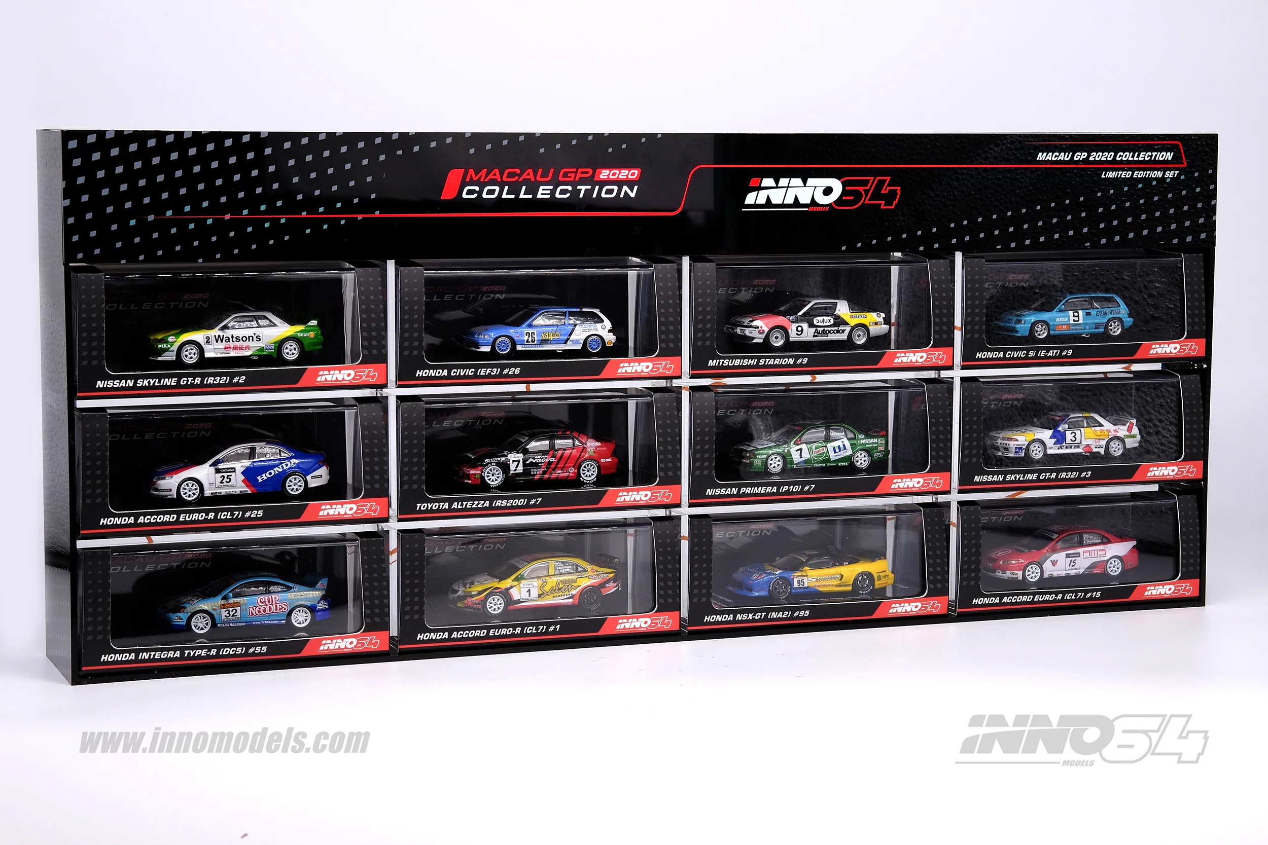 INNO64 1:64 Macau Grand Prix Collection 2020 12 Piece Die-cast Box Set - Image 4
