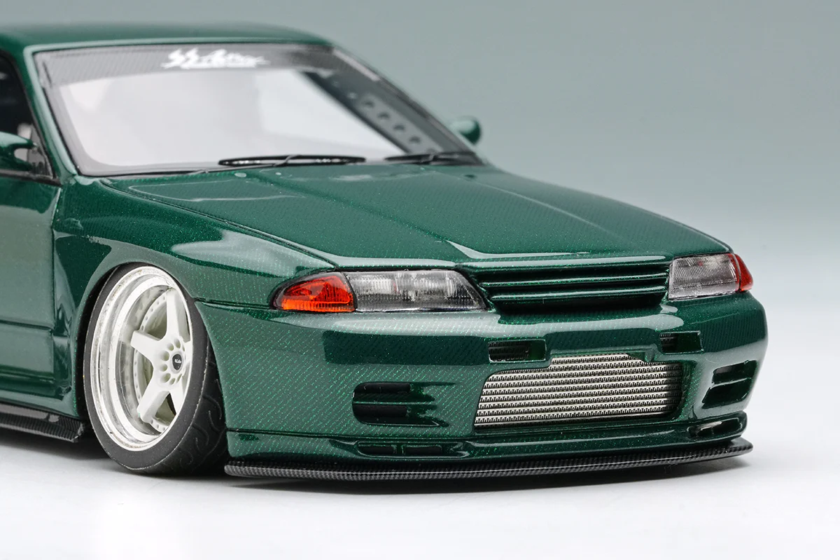 *PREORDER* Make Up Co., Ltd / Eidolon 1:43 Nissan Skyline GT-R (BNR32) Garage Active Skyline GT-R Wide Body Carbon-R No.9 - Image 7