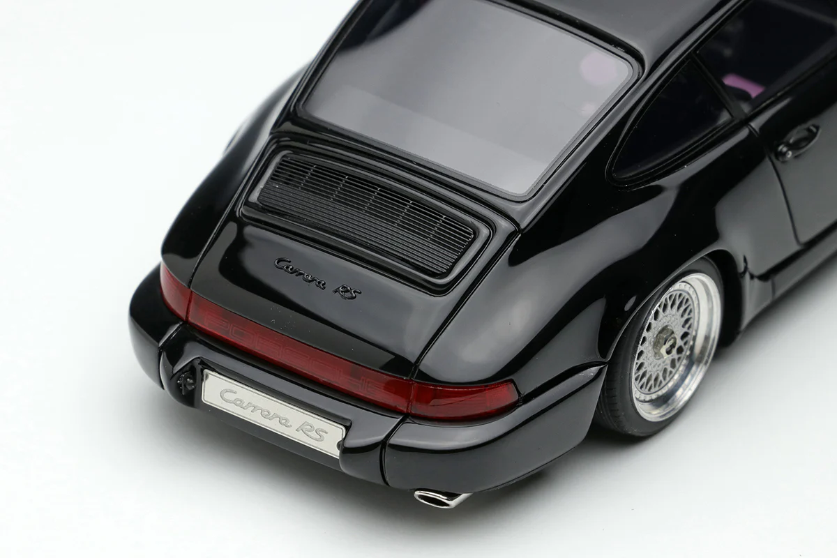 Make Up Co., Ltd / Vision 1:43 Porsche 911 (964) Carrera RS 1992 (BBS RS 18" Wheel) in Black - Image 4