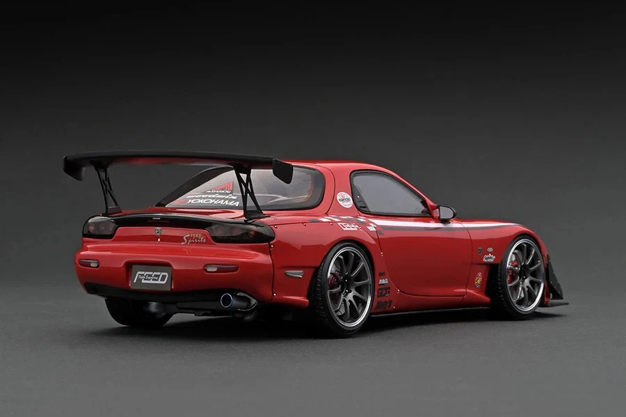 Ignition Model 1:18 Mazda FEED RX-7 (FD3S) 魔王 Red - Image 2