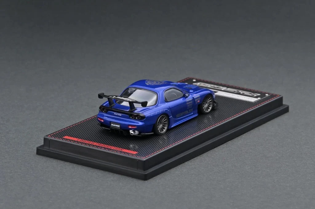 Ignition Model 1:64 Mazda RX-7 FD3S RE Amemiya Blue Metallic - Image 2