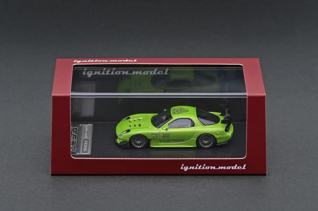 Ignition Model 1:64 Mazda RX-7 FD3S RE Amemiya Green - Image 3