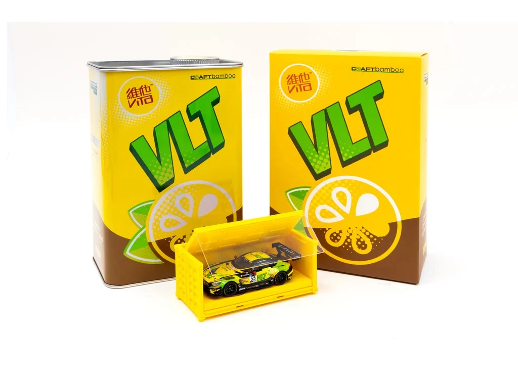 Tarmac Works 1:64 Mercedes-AMG GT3 GT World Challenge Asia ESPORTS Championship 2020 #55 with Container & Oil Can - Image 4