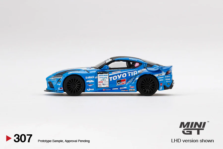 MINIGT 1:64 Toyota GR Supra HKS #77 FAT FIVE RACING 2020 D1 Grand Prix - Image 2