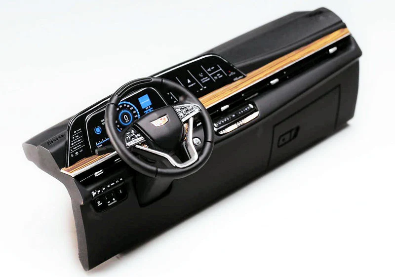 MOTORHELIX 1:18 Cadillac Escalade 2022 in Gloss Black - Image 5