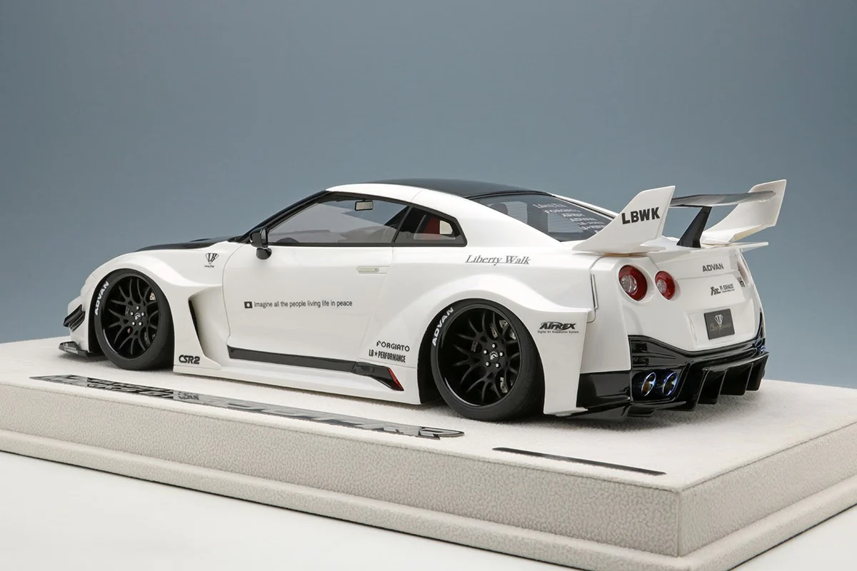 Nissan Skyline GT-R Liberty Walk Silhouette Works GT 35GT-RR in Pearl White - Image 2