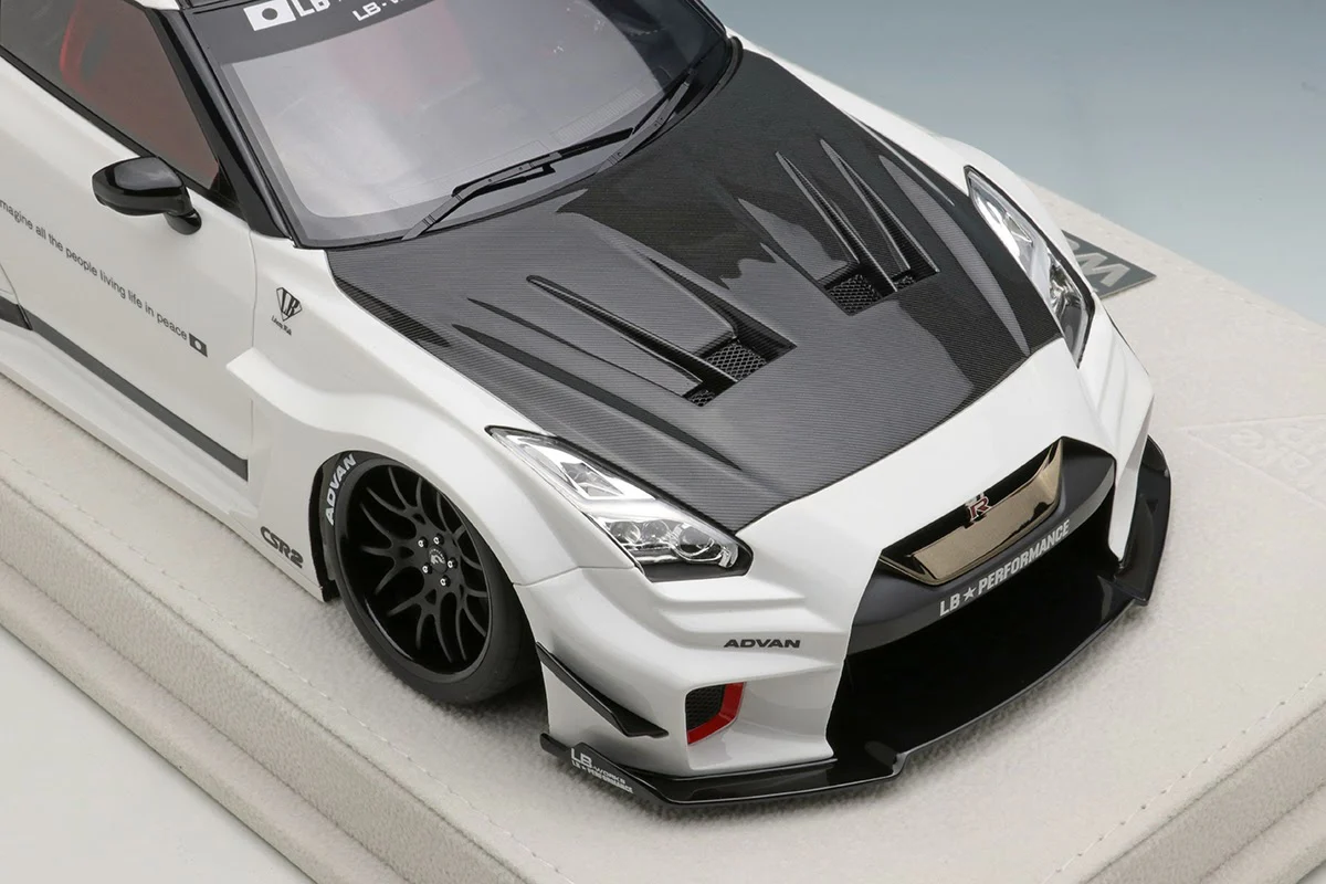 Nissan Skyline GT-R Liberty Walk Silhouette Works GT 35GT-RR in Pearl White - Image 5