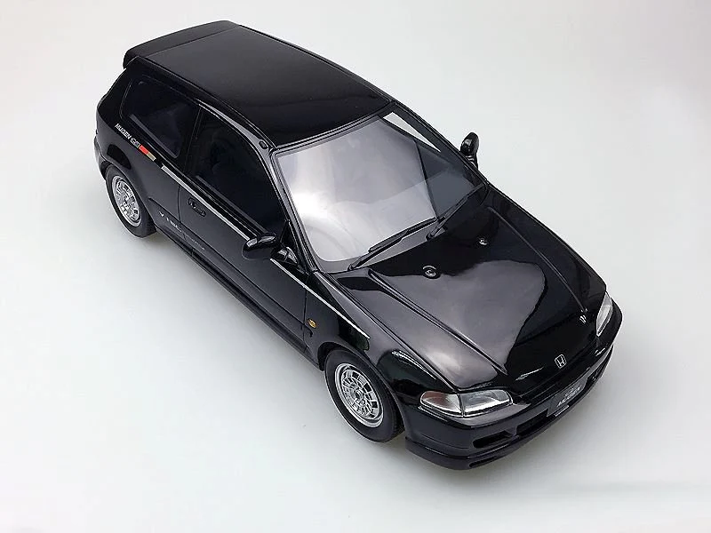One Model 1:18 Honda Civic EG6 Mugen Edition in Black - Image 4