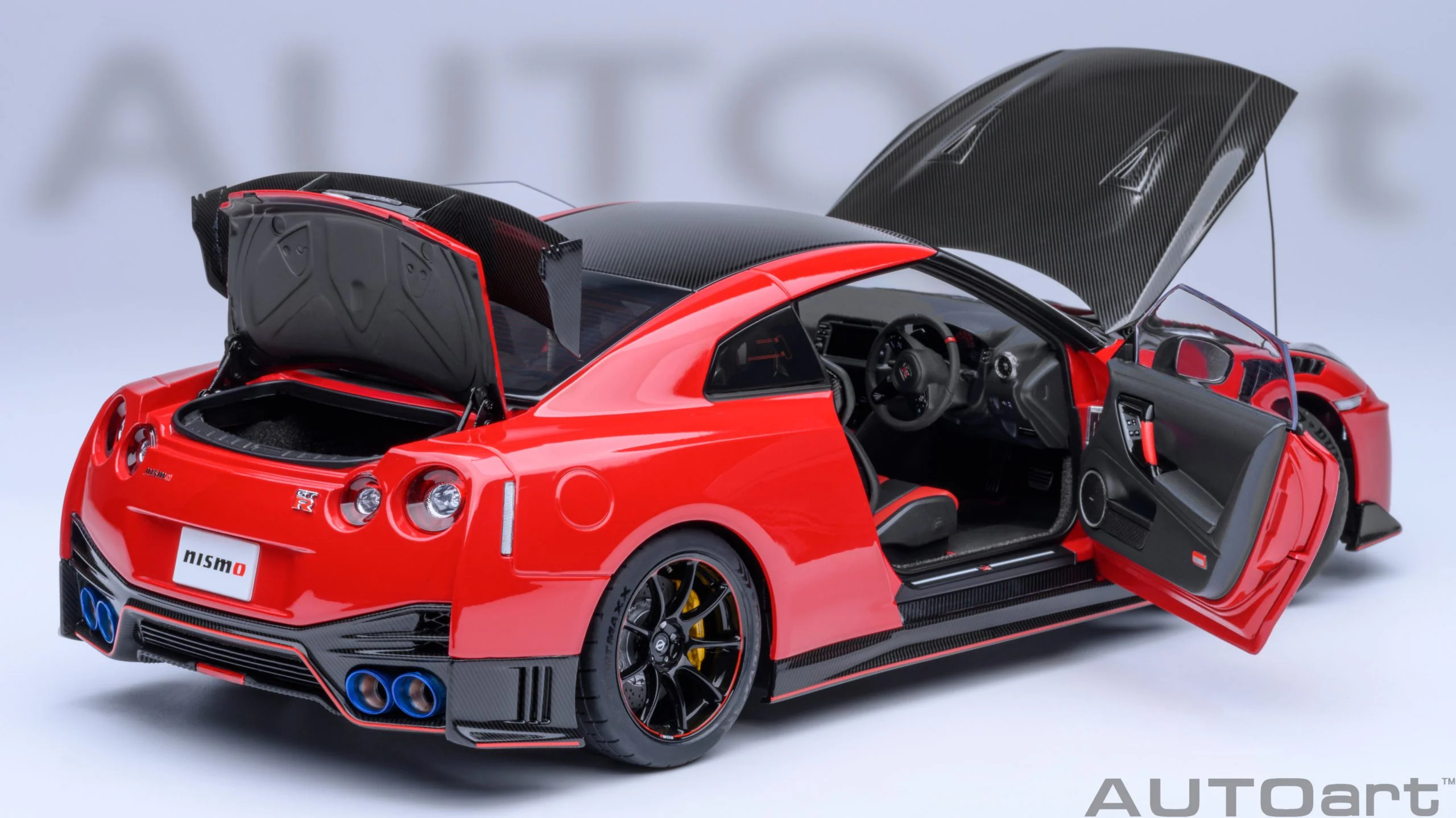 AUTOart 1:18 Nissan GT-R (R35) NISMO 2022 Special Edition in Vibrant Red - Image 8