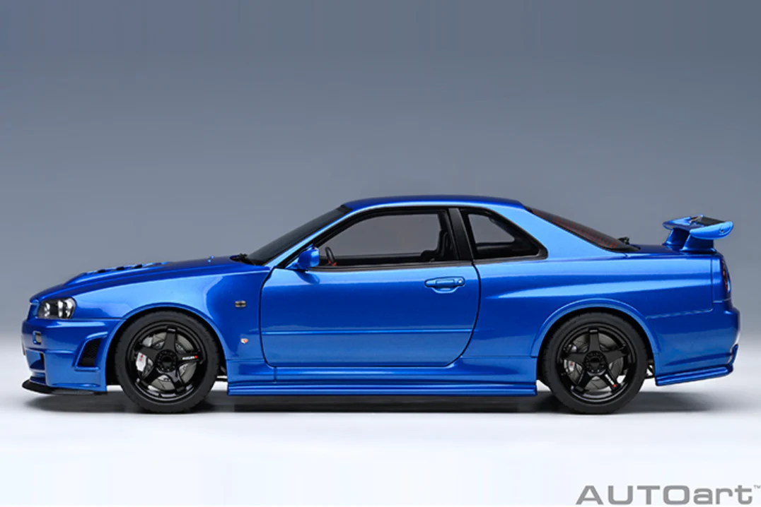 AUTOart 1:18 Nissan Skyline GT-R (R34) NISMO Z-Tune in Bayside Blue - Image 2