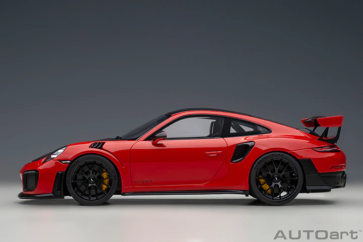 AUTOart 1:18 Porsche 911 (991.2) GT2 RS Weissach Package in Guards Red - Image 2