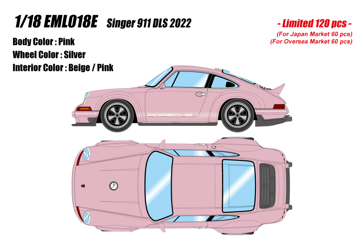 Make Up Co., Ltd / EIDOLON 1:18 Porsche 911 Singer DLS 2022 - Image 8