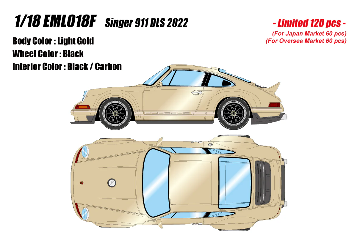 Make Up Co., Ltd / EIDOLON 1:18 Porsche 911 Singer DLS 2022 - Image 9