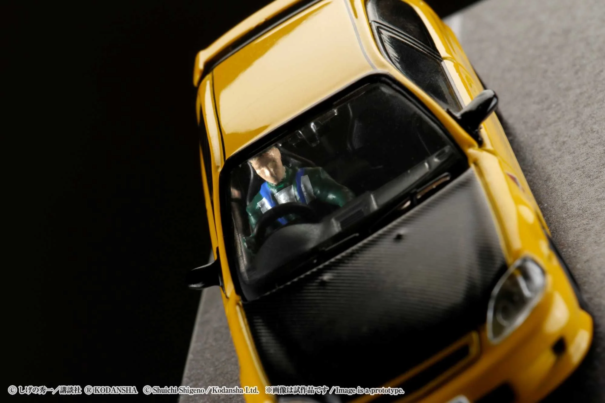 Hobby Japan 1:64 Honda Civic (EK9) Todo-Juku / Tomoyuki Tachi Diorama Set with Driver Figure - Image 5