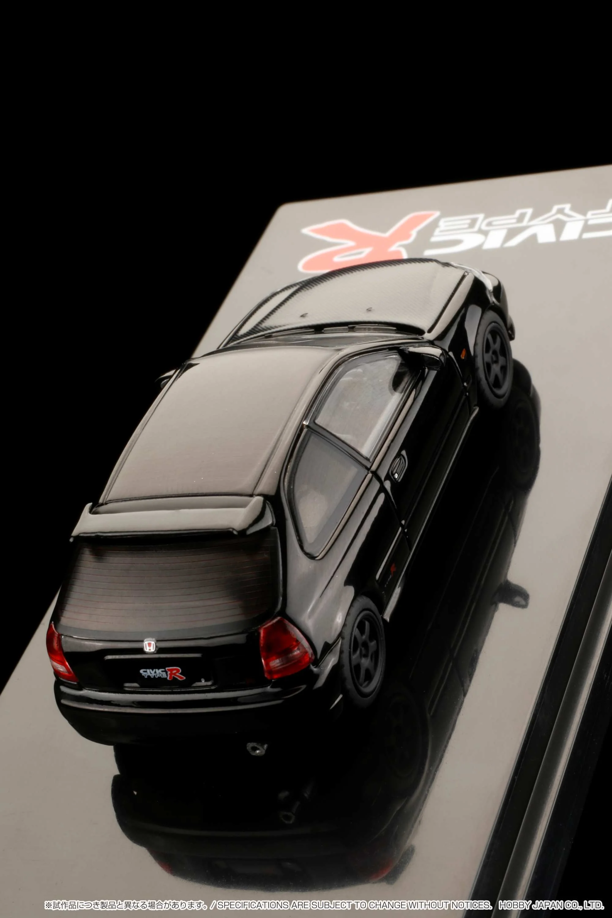 Hobby Japan 1:64 Honda Civic Type-R (EK9) Customized Version with Engine Display in Starlight Black Pearl - Image 9