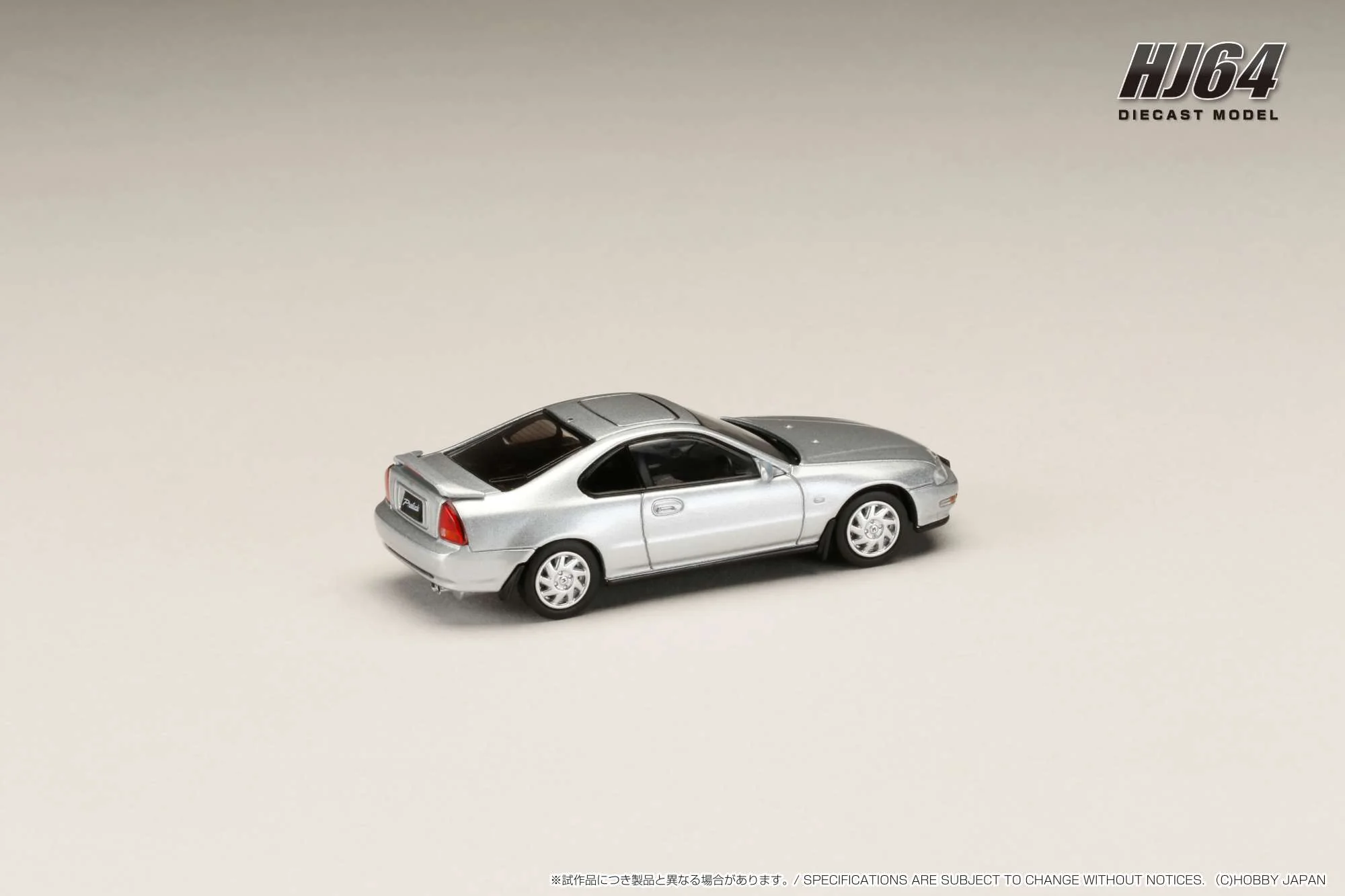 Hobby Japan 1:64 Honda Prelude 2.2Si-VTEC (BB4) Late Version in Sebring Silver Metallic - Image 2