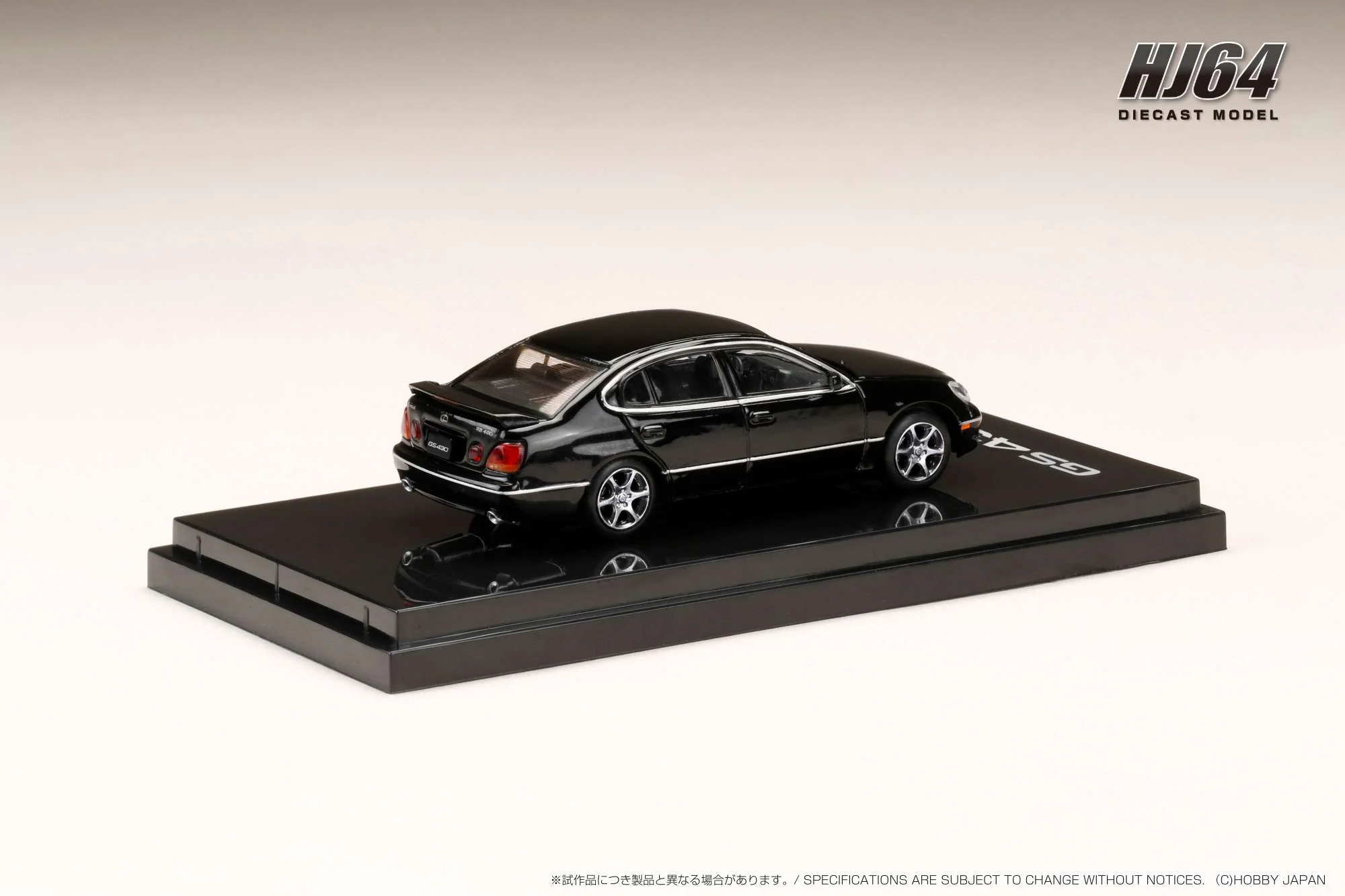 Hobby Japan 1:64 Lexus GS430 (US Spec LHD) in Black - Image 2