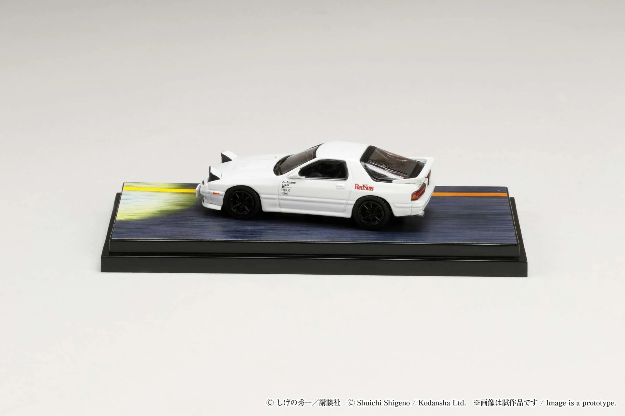 Hobby Japan 1:64 Mazda RX-7 (FC3S) Initial D VS Kyoichi Sudo with Ryosuke Takahashi Figure - Image 5