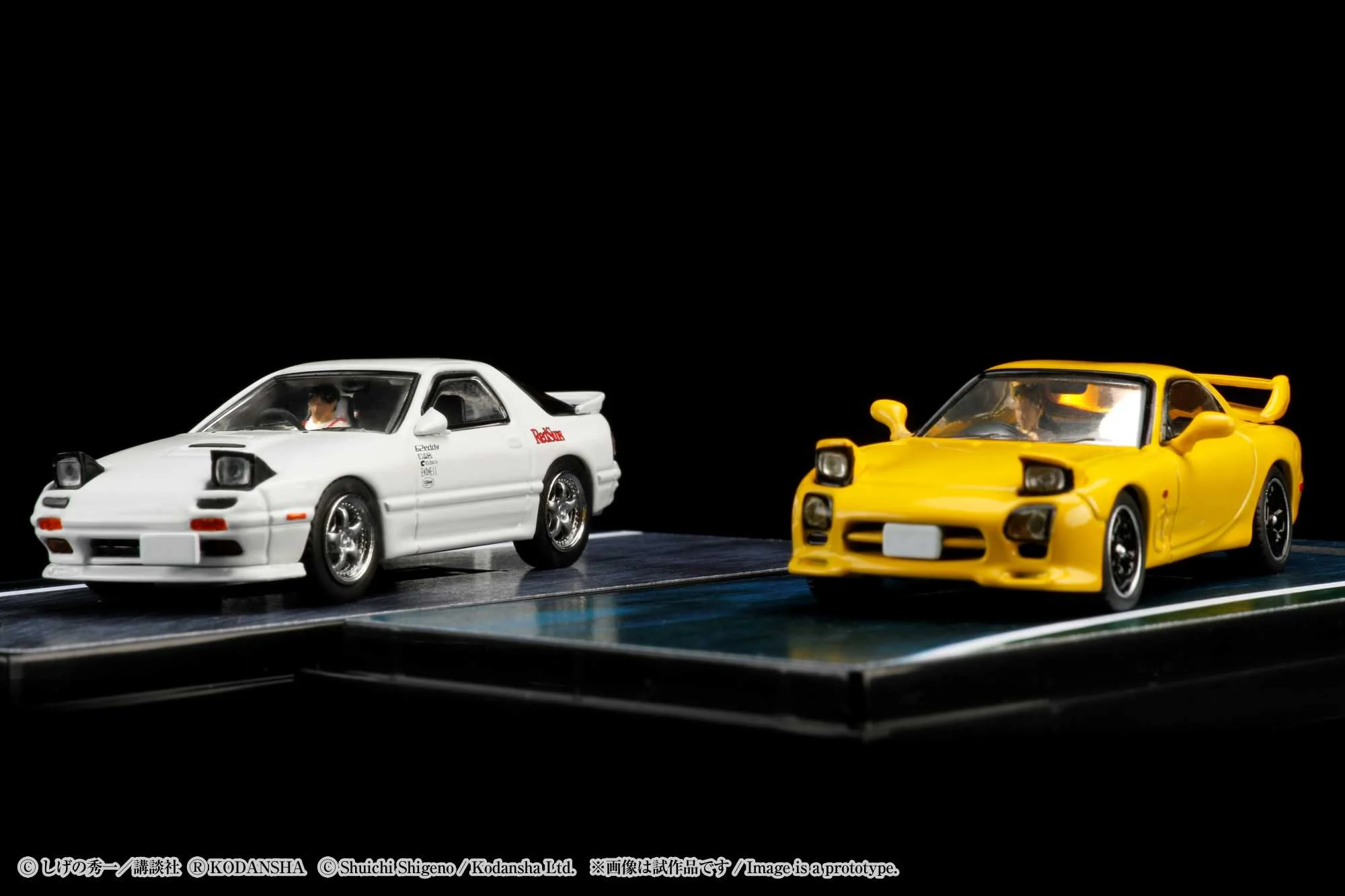 Hobby Japan 1/64 Mazda RX-7 (FD3S) Project D Keisuke Takahashi (Diorama Set) - Image 5