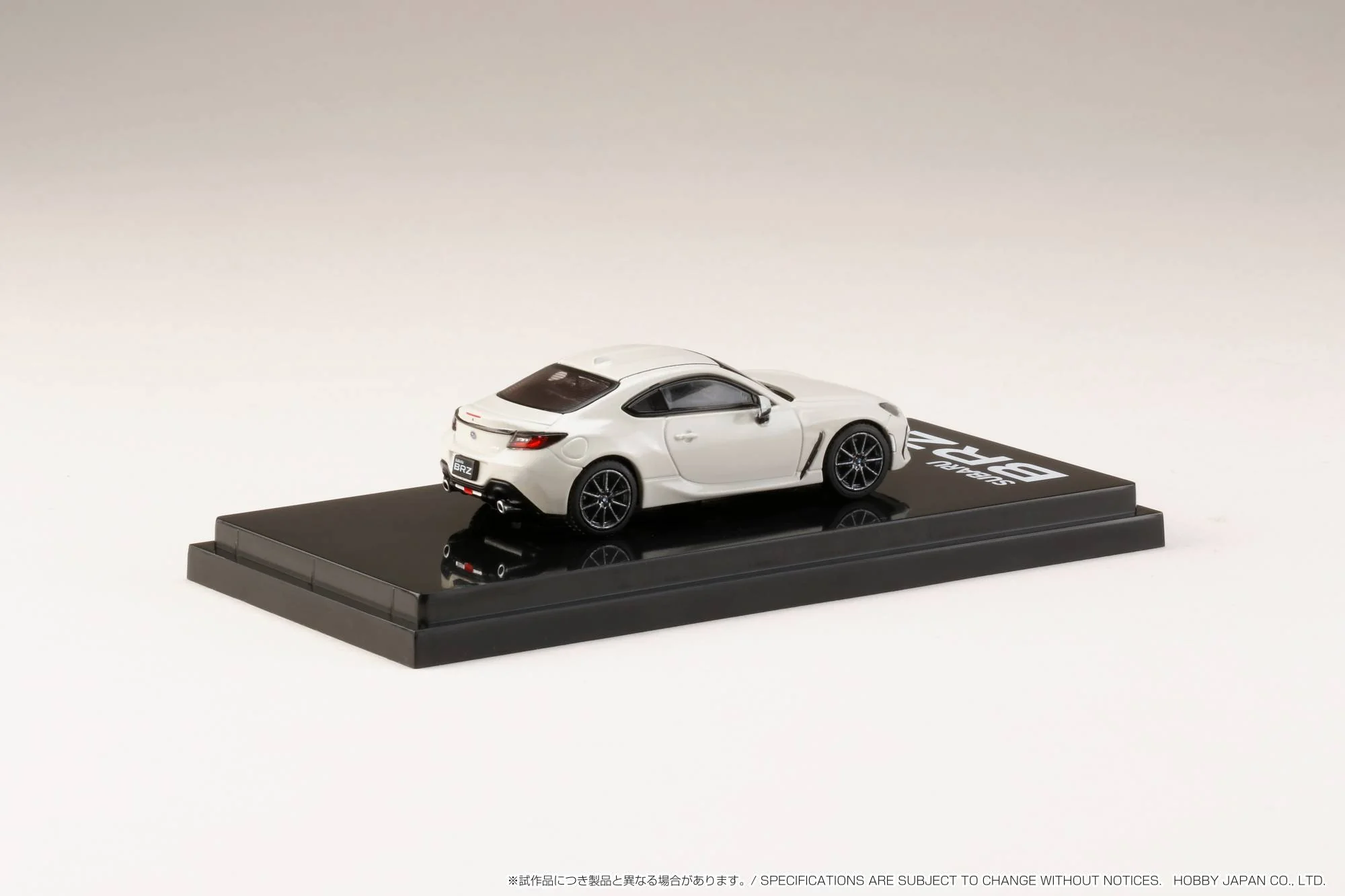 Hobby Japan 1:64 Subaru BRZ (ZD) S Edition in Crystal White Pearl - Image 2