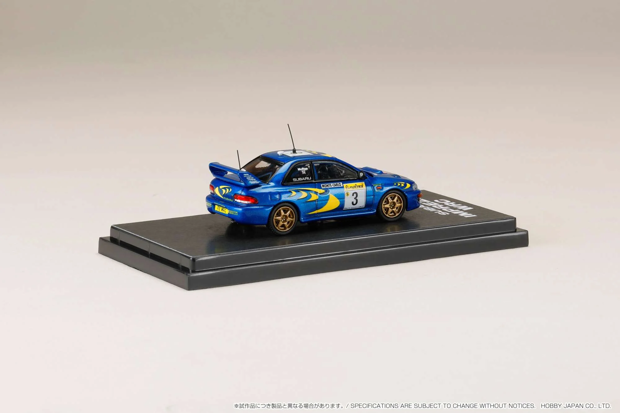 Hobby Japan 1:64 Subaru Impreza WRC 1997 #3 Monte Carlo - Image 2