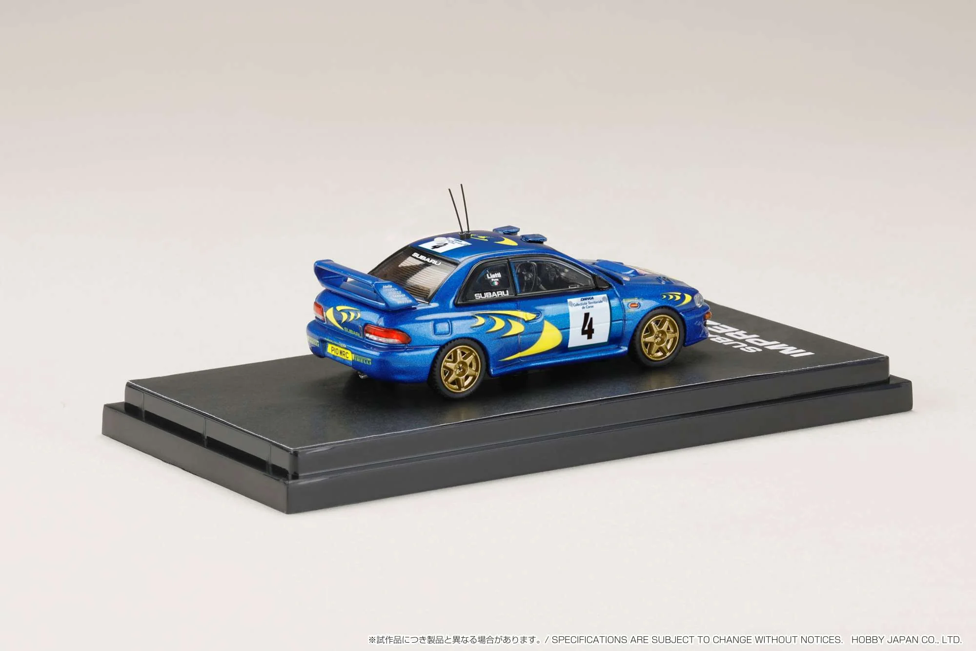 Hobby Japan 1:64 Subaru Impreza WRC 1997 #4 (TOUR DE COURSE) - Image 2
