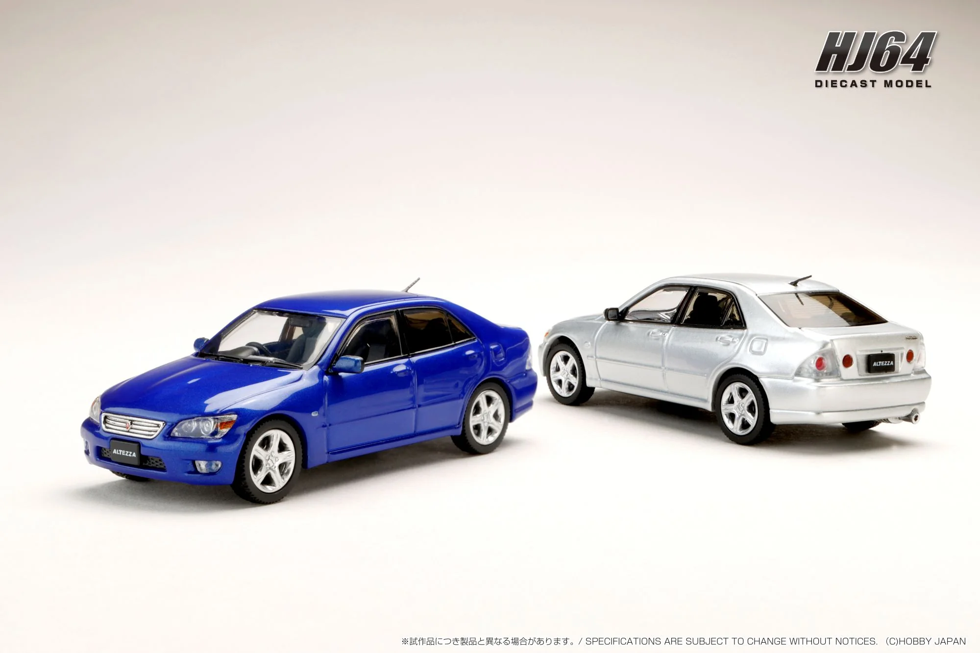 Hobby Japan 1:64 Toyota ALTEZZA RS200 (E10) 1998 in Blue Mica - Image 3