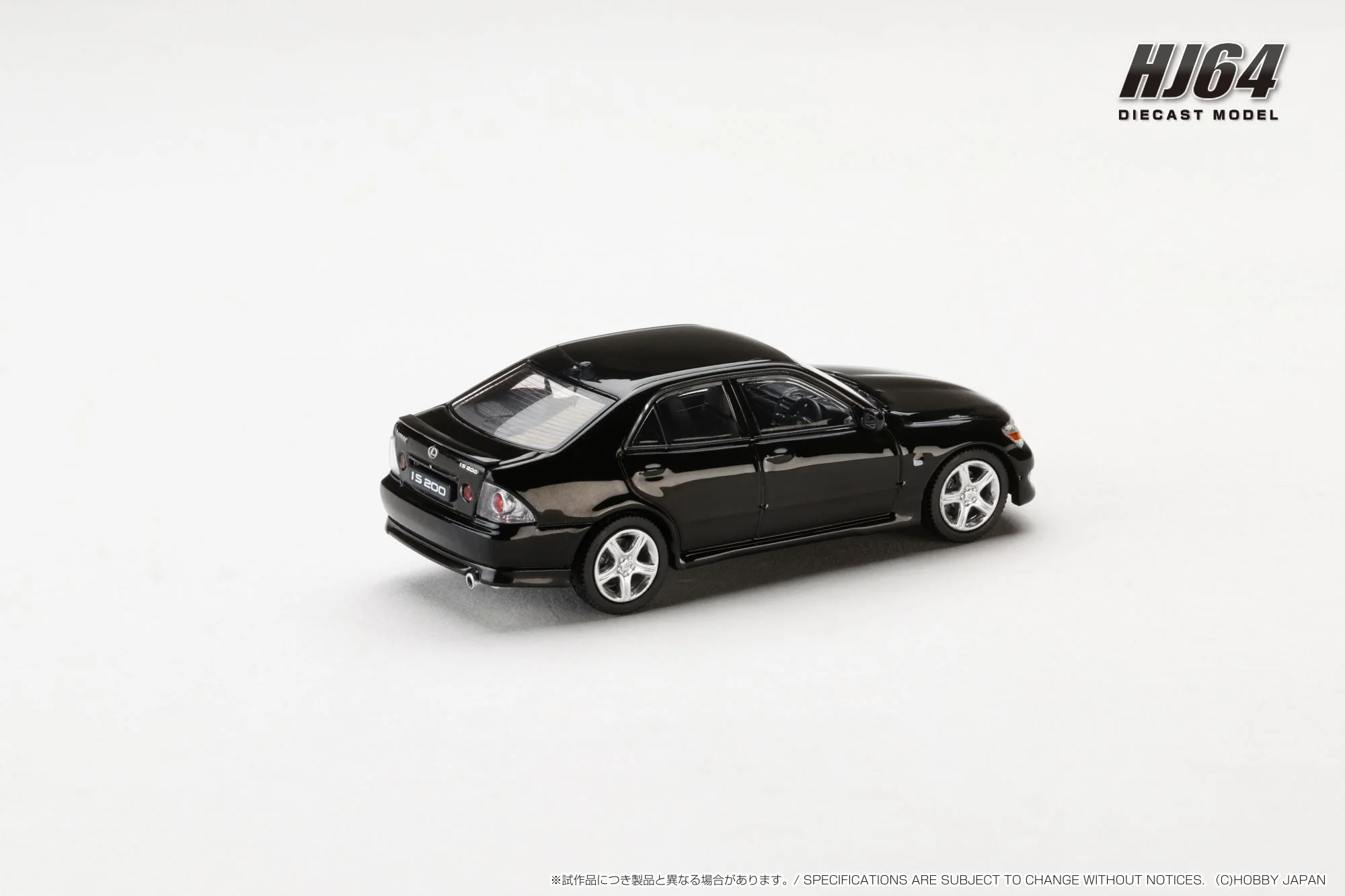 Hobby Japan 1:64 Toyota ALTEZZA RS200 (E10) 1999 in Black - Image 2