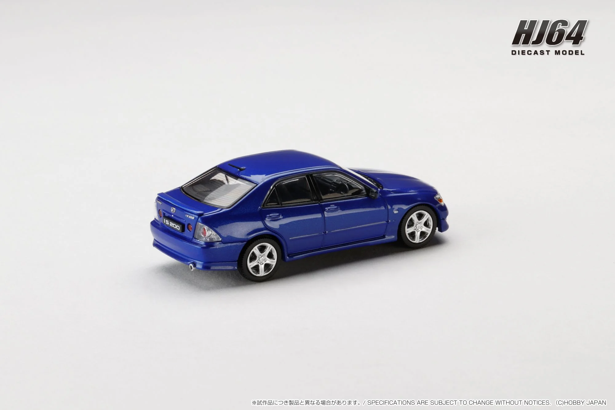Hobby Japan 1:64 Toyota ALTEZZA RS200 (E10) 1999 in Blue - Image 2