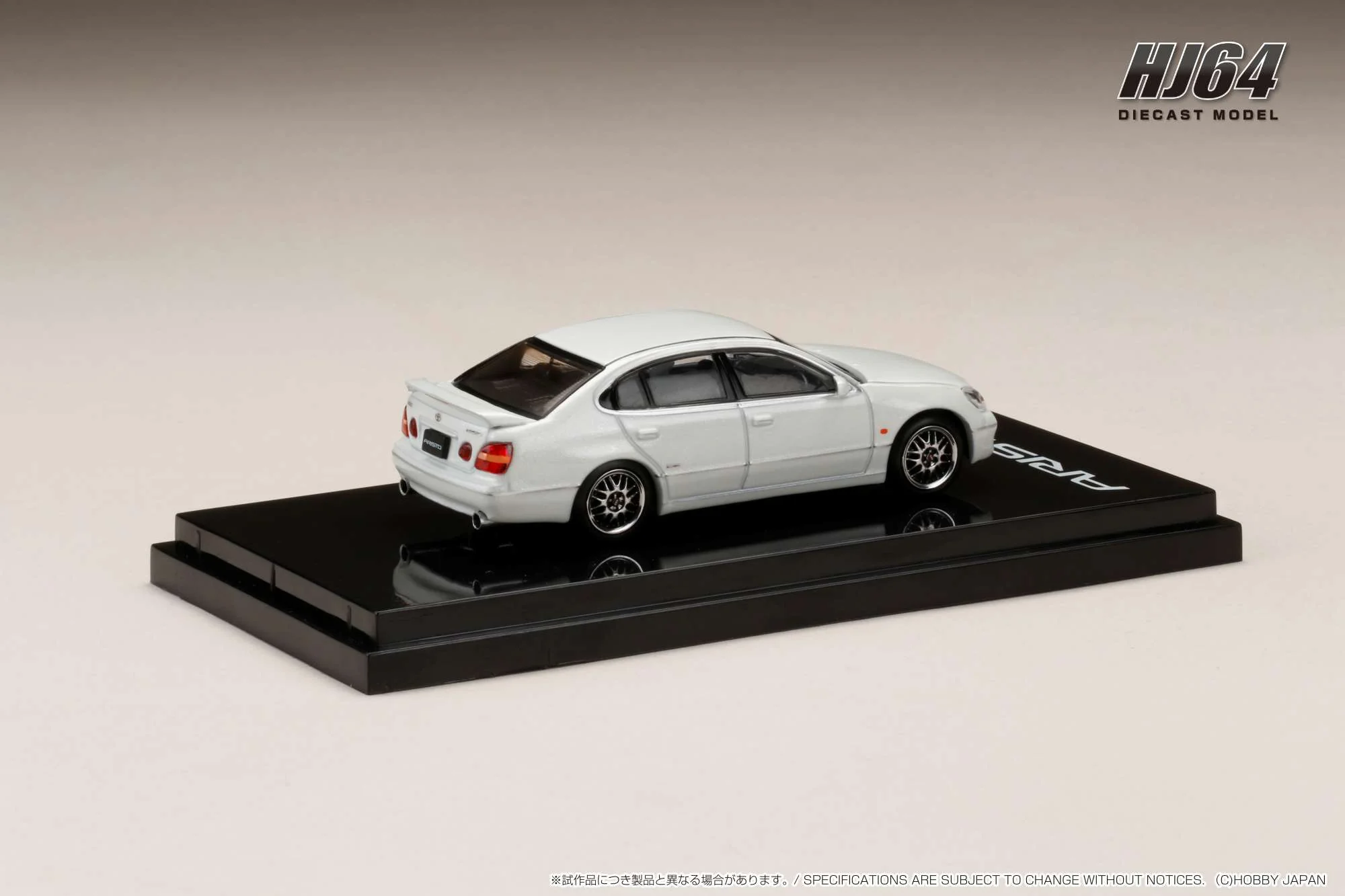 Hobby Japan 1:64 Toyota Aristo (V300) Vertex Edition Early Custom Version in White Pearl Crystal Shine - Image 2
